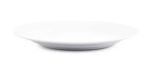 BORD PORSELEIN 27CM WHITE RIM 6X1ST