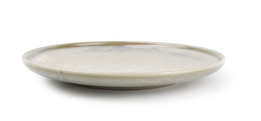 BORD PORSELEIN 22.5CM GREEN USKO 4X1ST